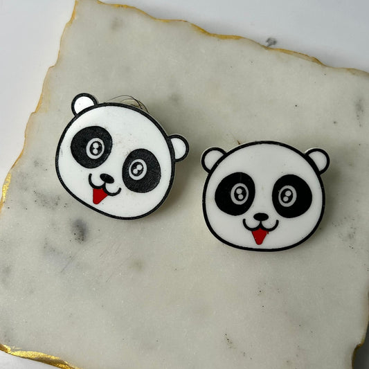 Panda Earrings