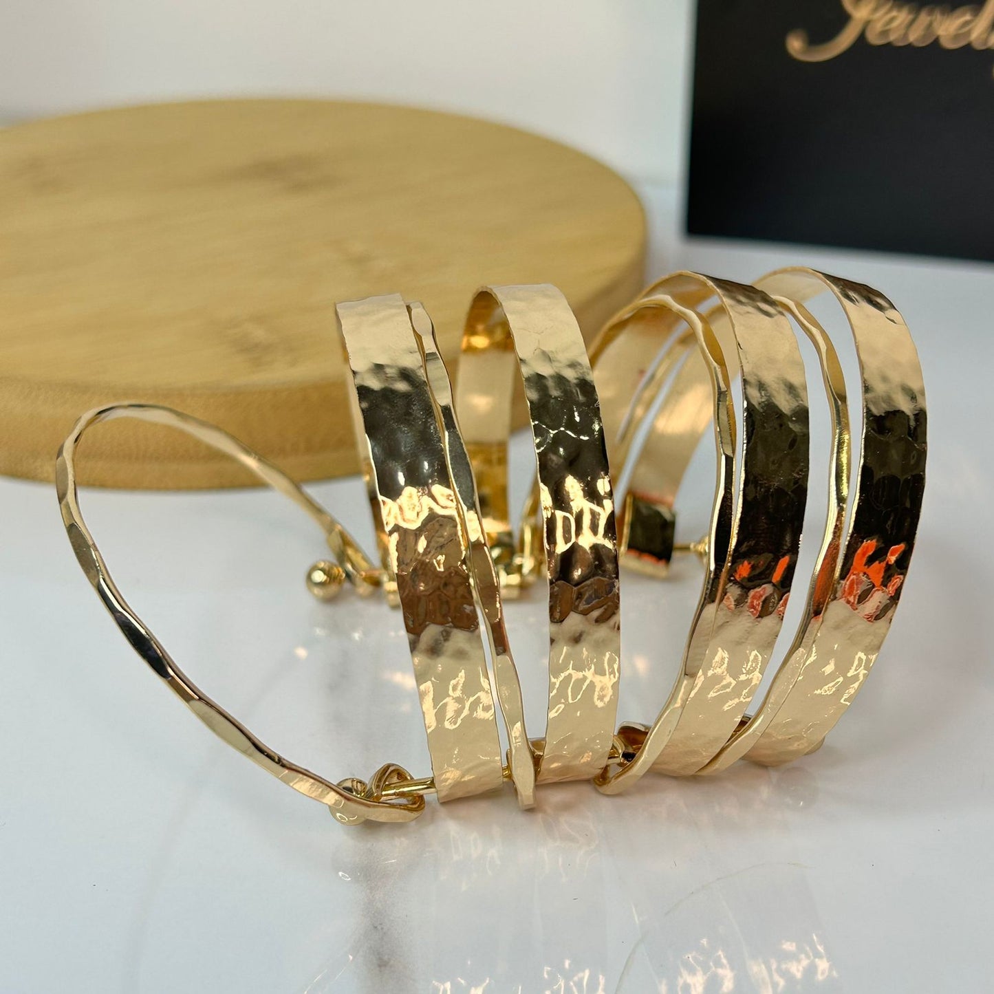 Bangles Layered Adjustable Bracelet