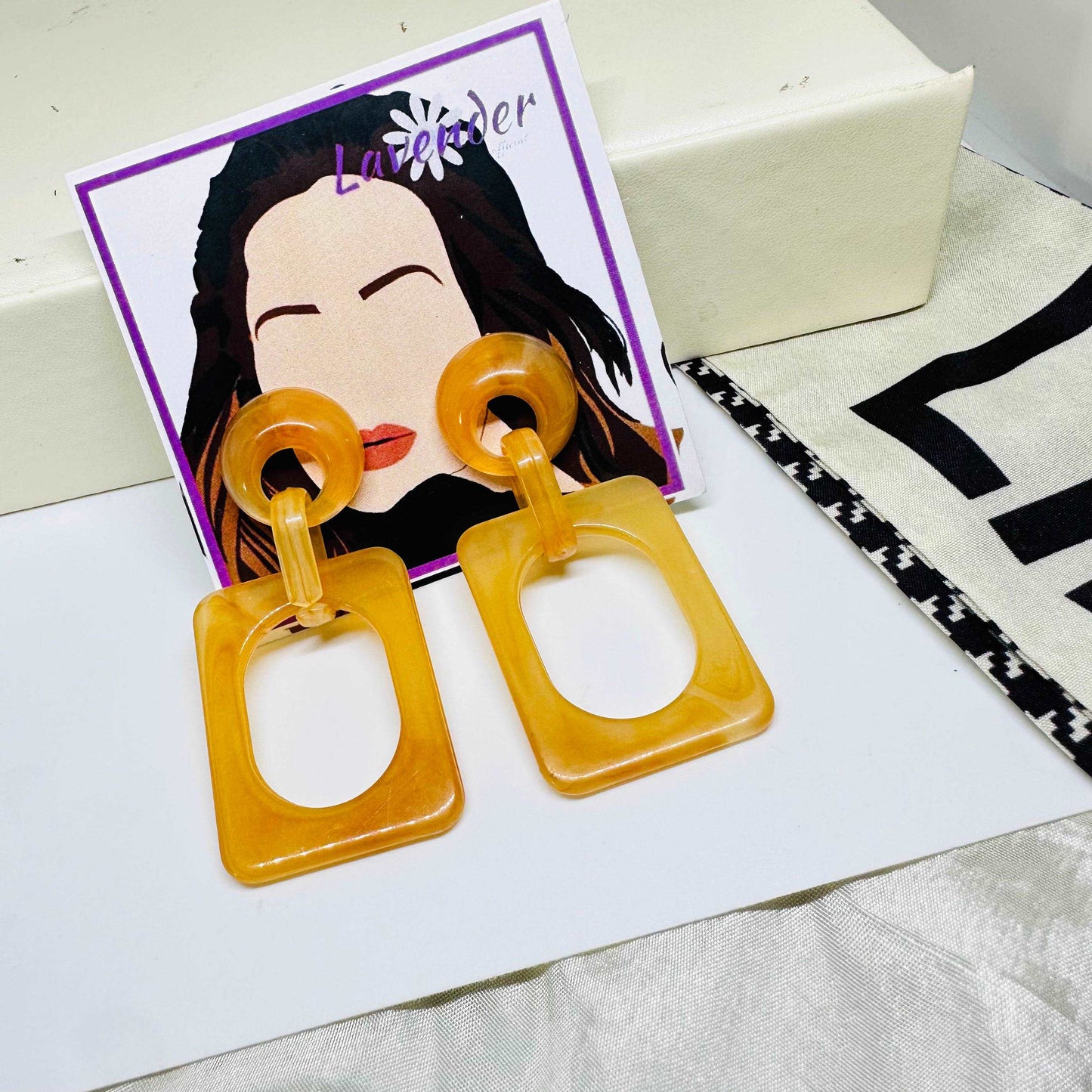 Apricot Elsa Earrings