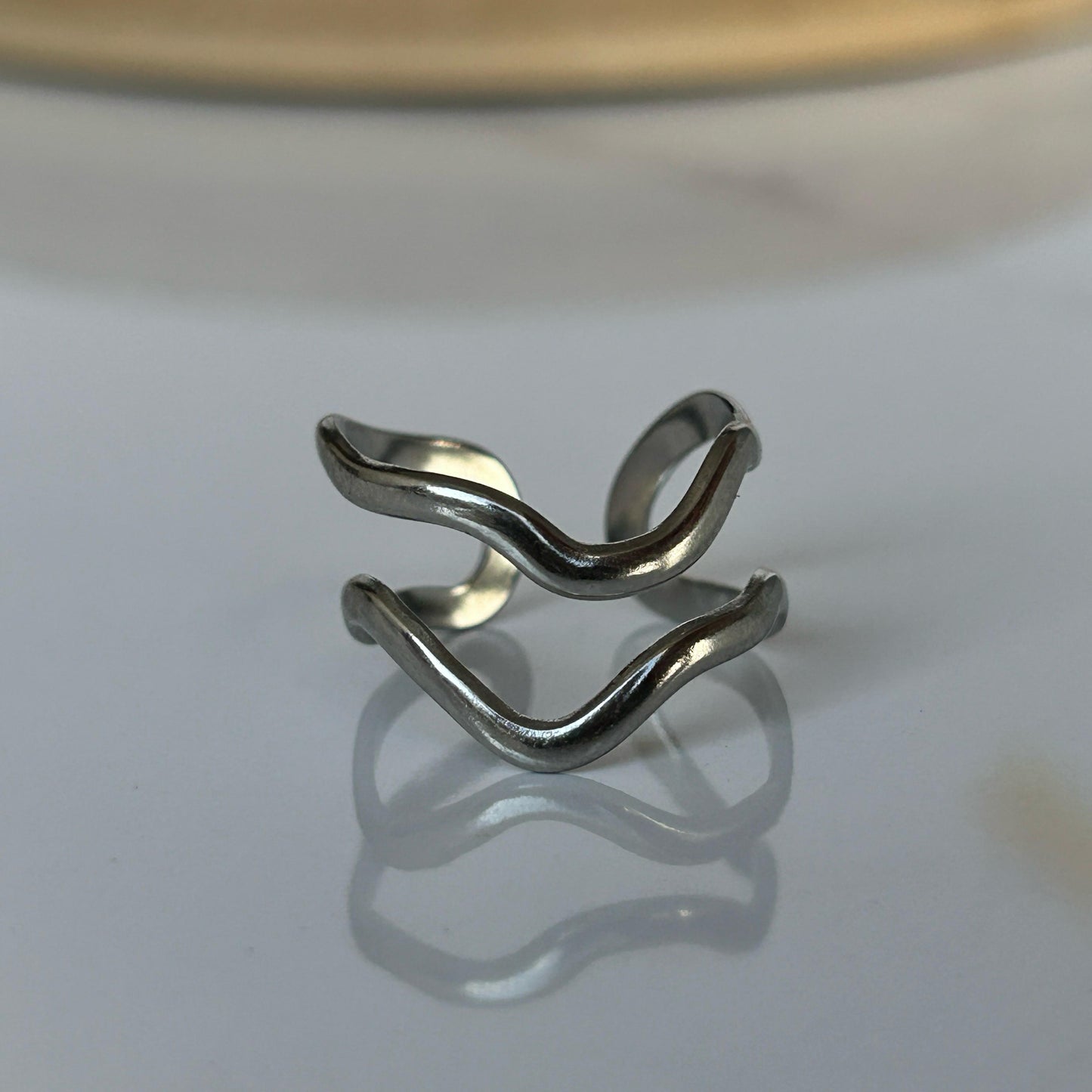 Wave Silver Ring