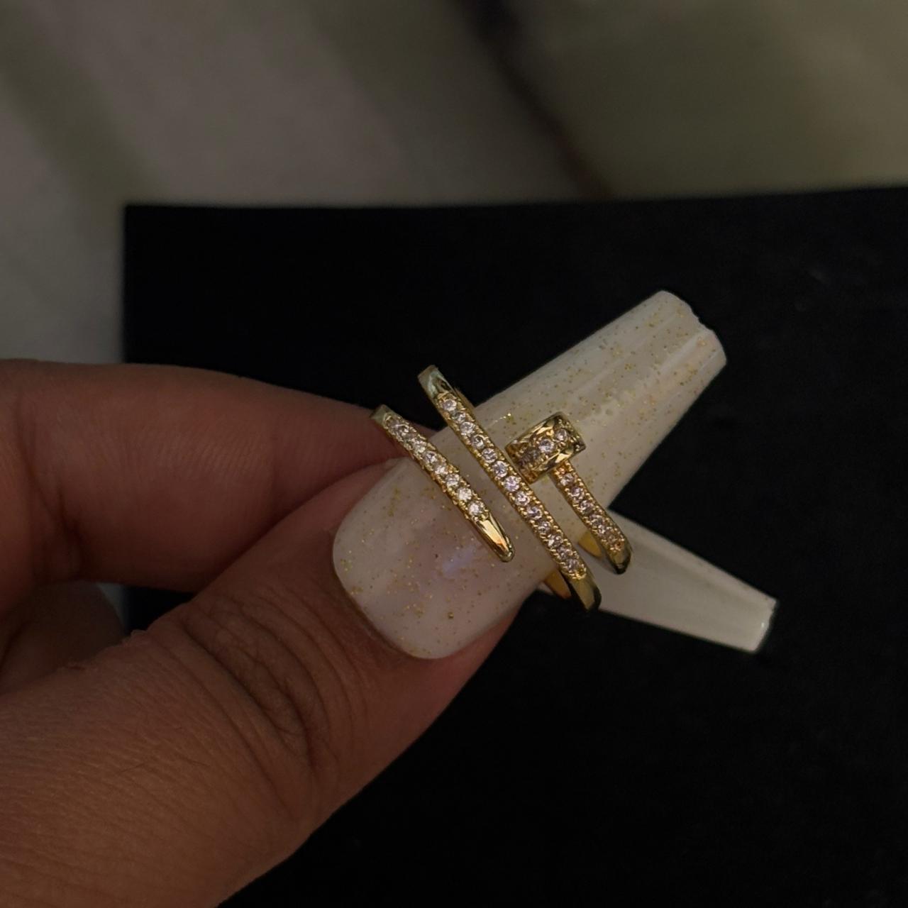 Luxe Layered Nail Ring