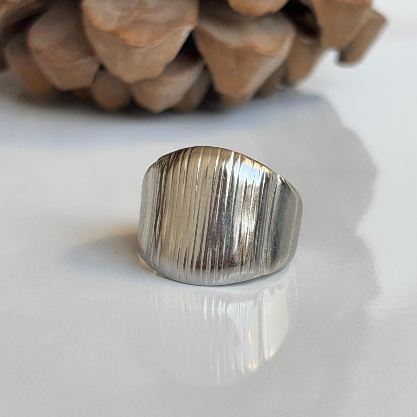 Veil Silver Ring