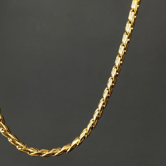 Dominus Gold-Plated Men's Chain 5mm