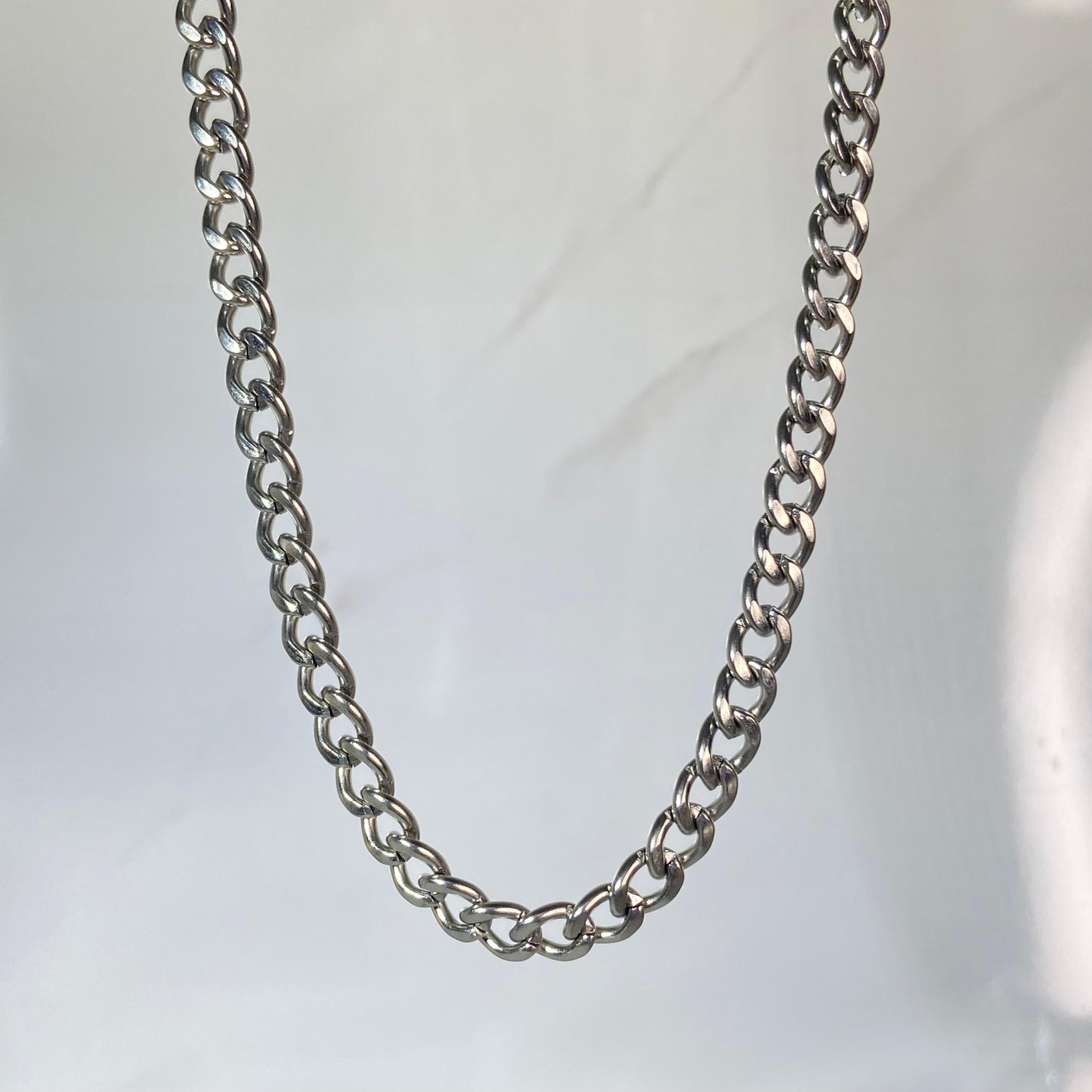 Cuban Silver SST Men's Chain (Thick)