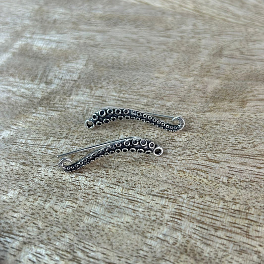 Naira Silver Ear Climber ( Pair)