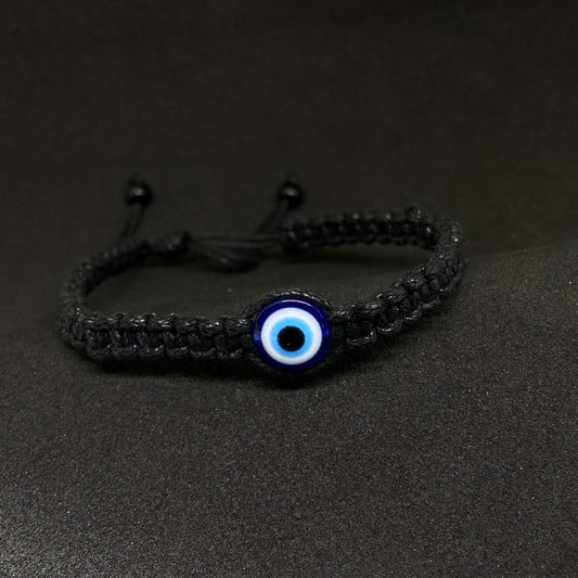 Evil Eye Knit Men's Bracelet