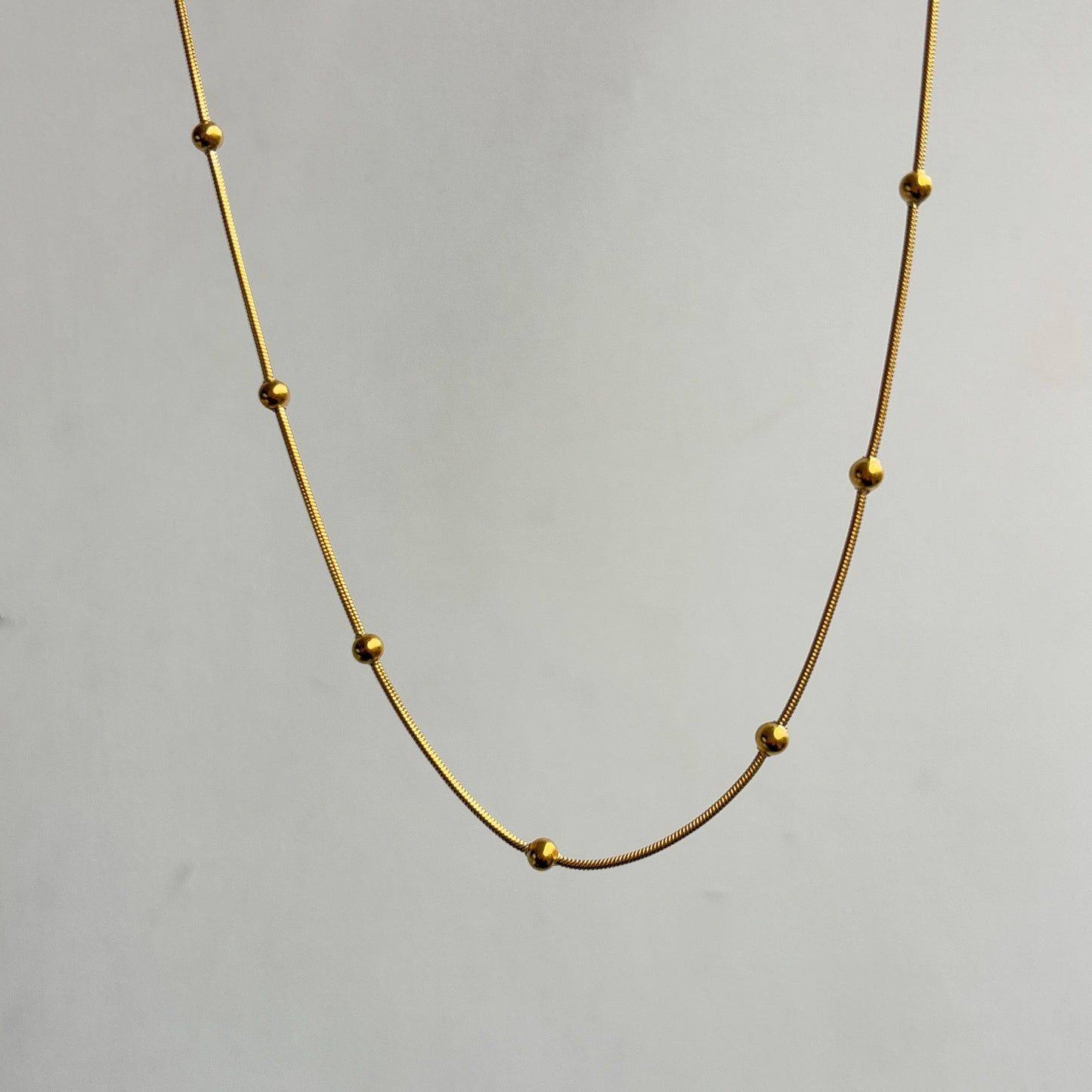 Gold Ball Necklace