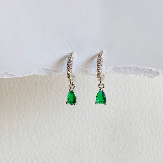 Emerald Drop Earrings