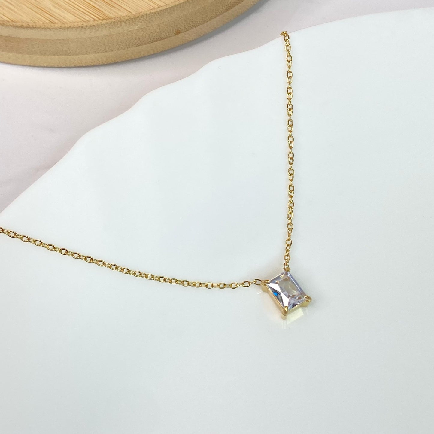 White Luke Necklace