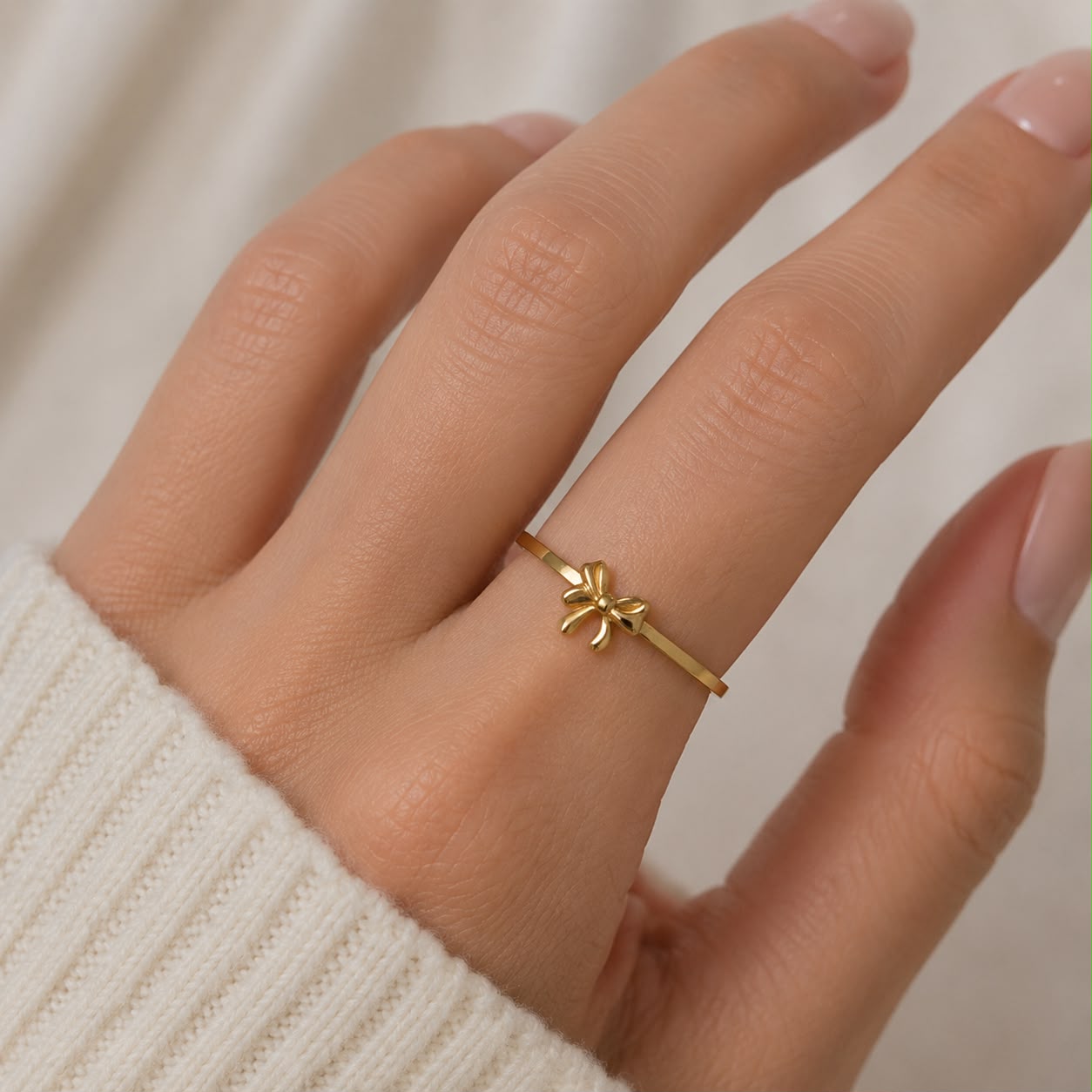 Ribbon Bow Ring