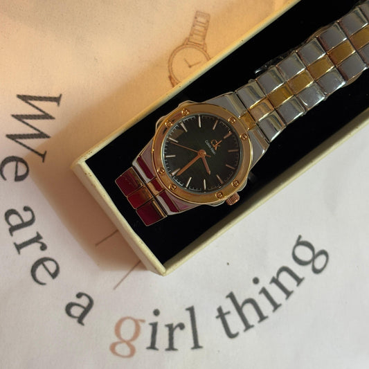 Ck Dual Tone Vintage Watch