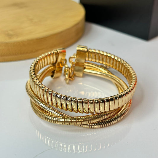 Imperial Layered Band Bracelet