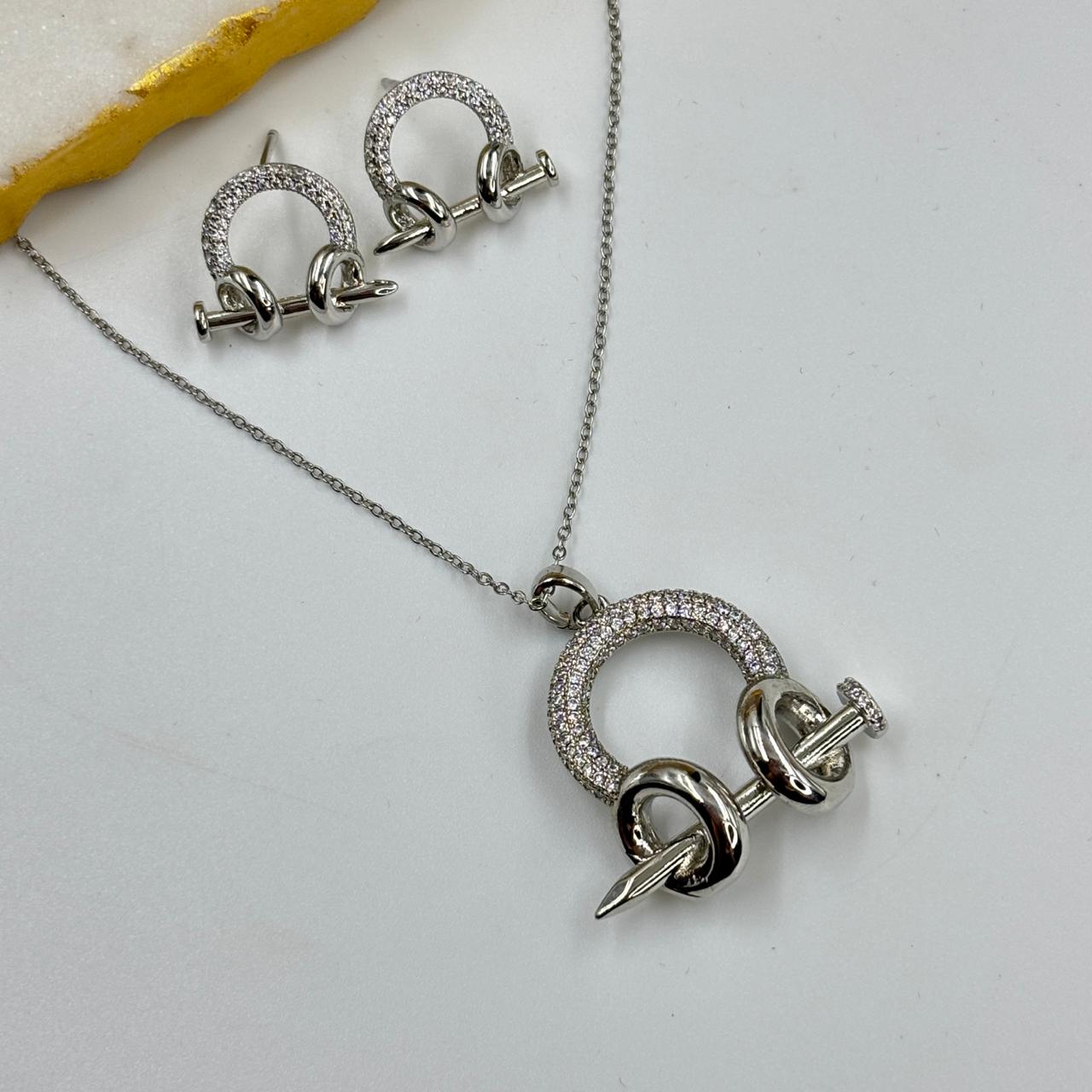 Luxe Knot Sparkle Jewellery Set