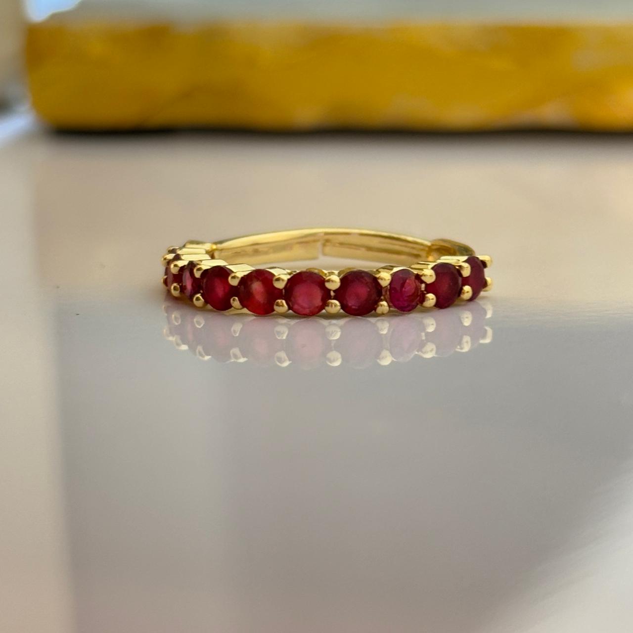 Ruby Rave Band Ring