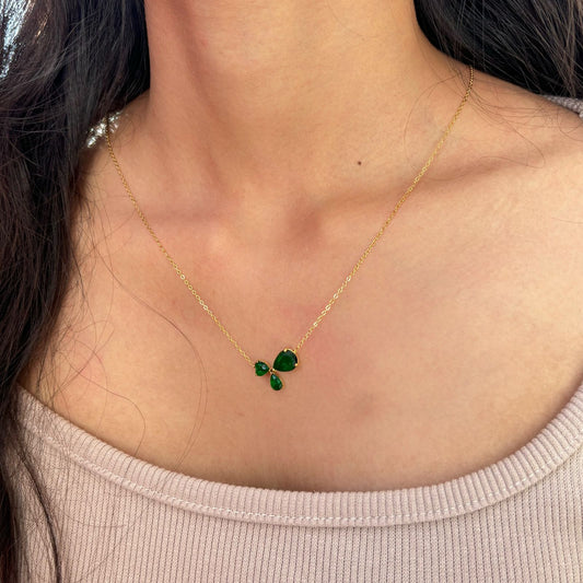 Emerald Florum Necklace