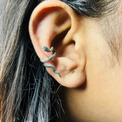 Serpent Earcuff (Silver )