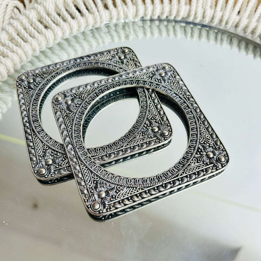 Square Statement Bangle
