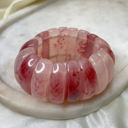 Stretchable Resin Chunky Bracelets