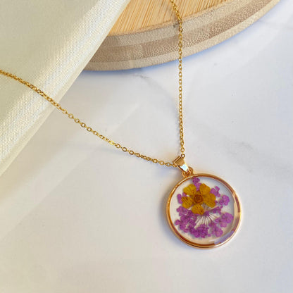 Poppy Resin Necklace