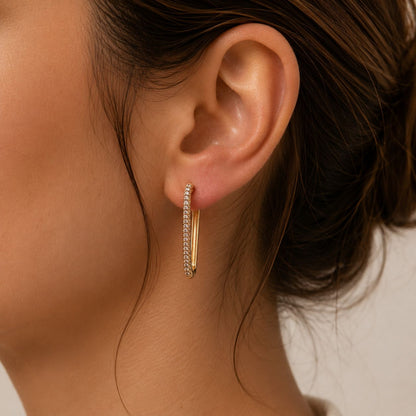 Velora Luxe Hoop Earrings