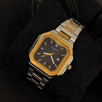 Patek Philippe Analog Dual Tone Watch