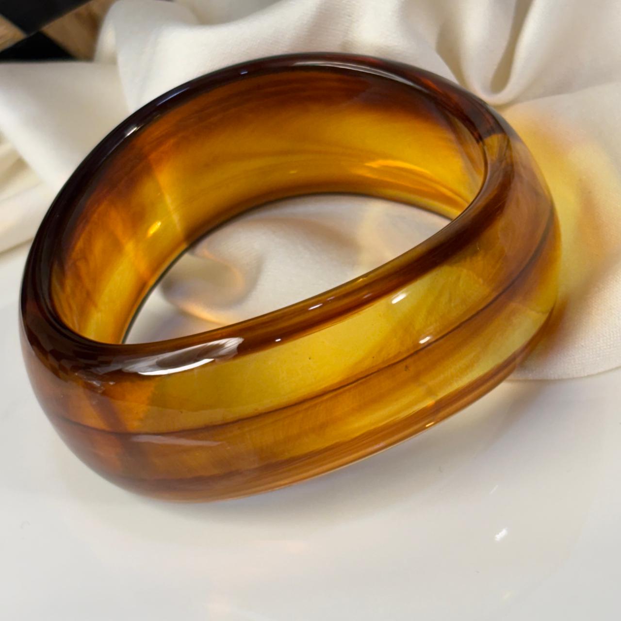 Coffee Resin Bangle