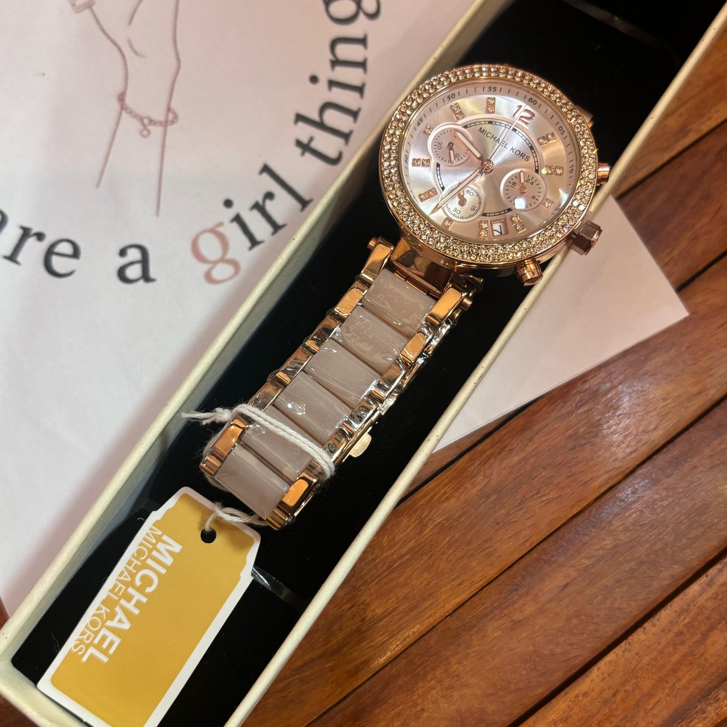 OG Mk Resin Strap Watch