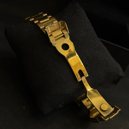 Ro-lex Gold Chronograph Watch