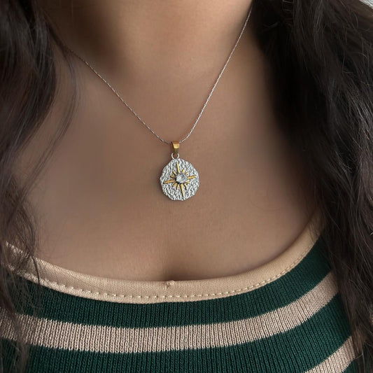 Sol Dual Tone Necklace