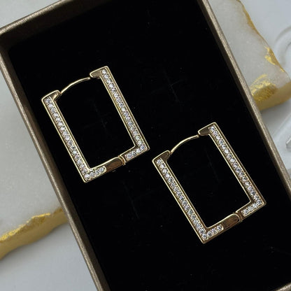 Radiant Luxe Hoop Earrings
