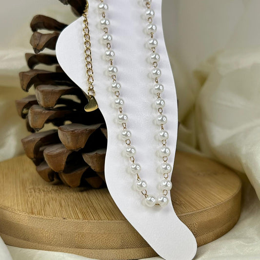 Round Pearl Anklet