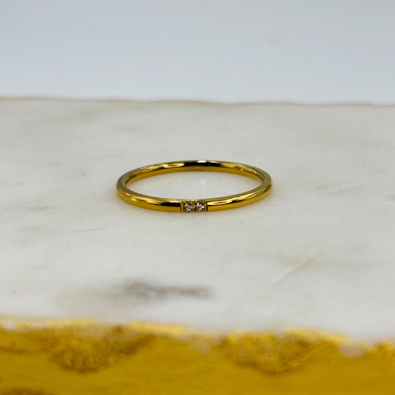 Sleek Stone Ring