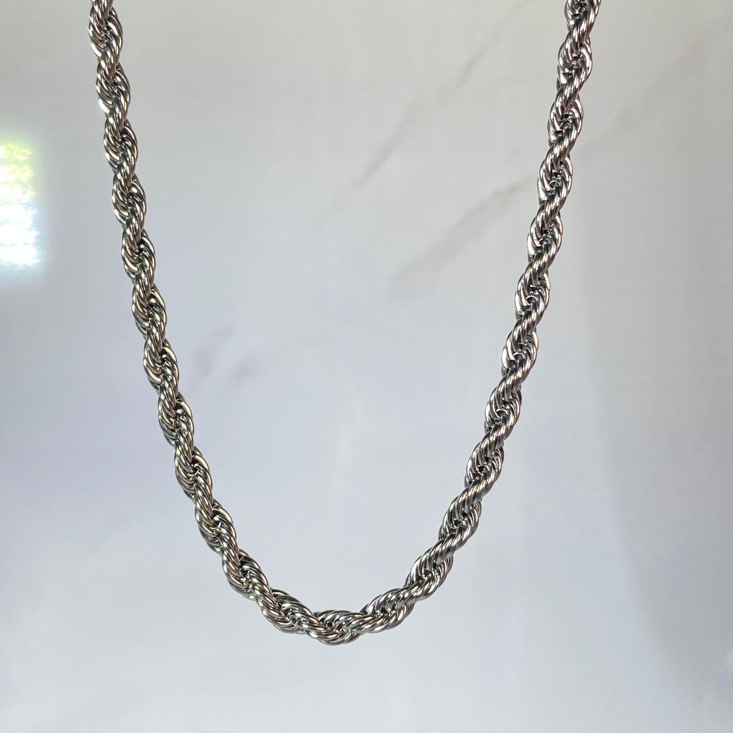 Twirled Silver SST Chain (Thick)