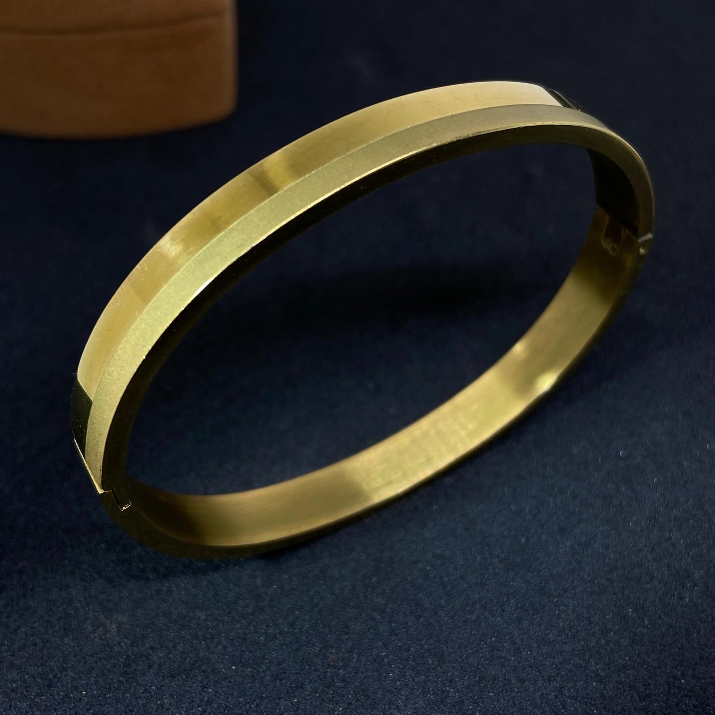 Matte 18K Cuff Bracelet