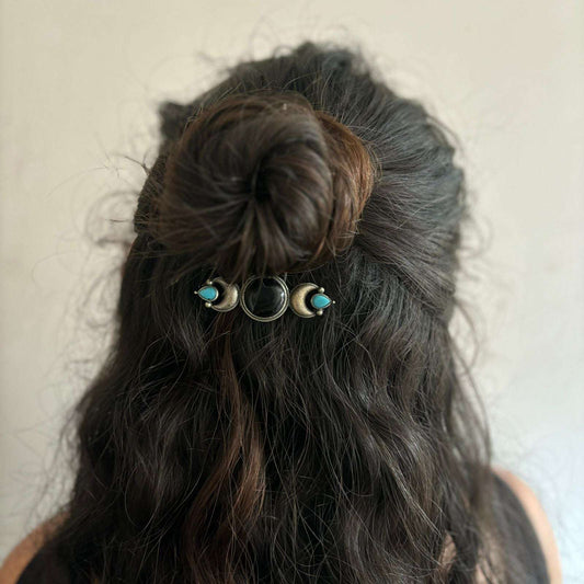 Maitri German Silver Hair U Pin