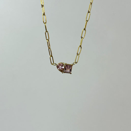 Pink Gemstone Necklace