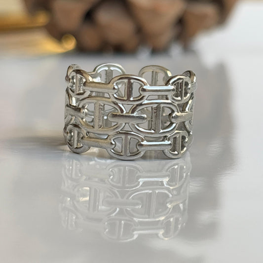 Dior Inspired Sliver Band