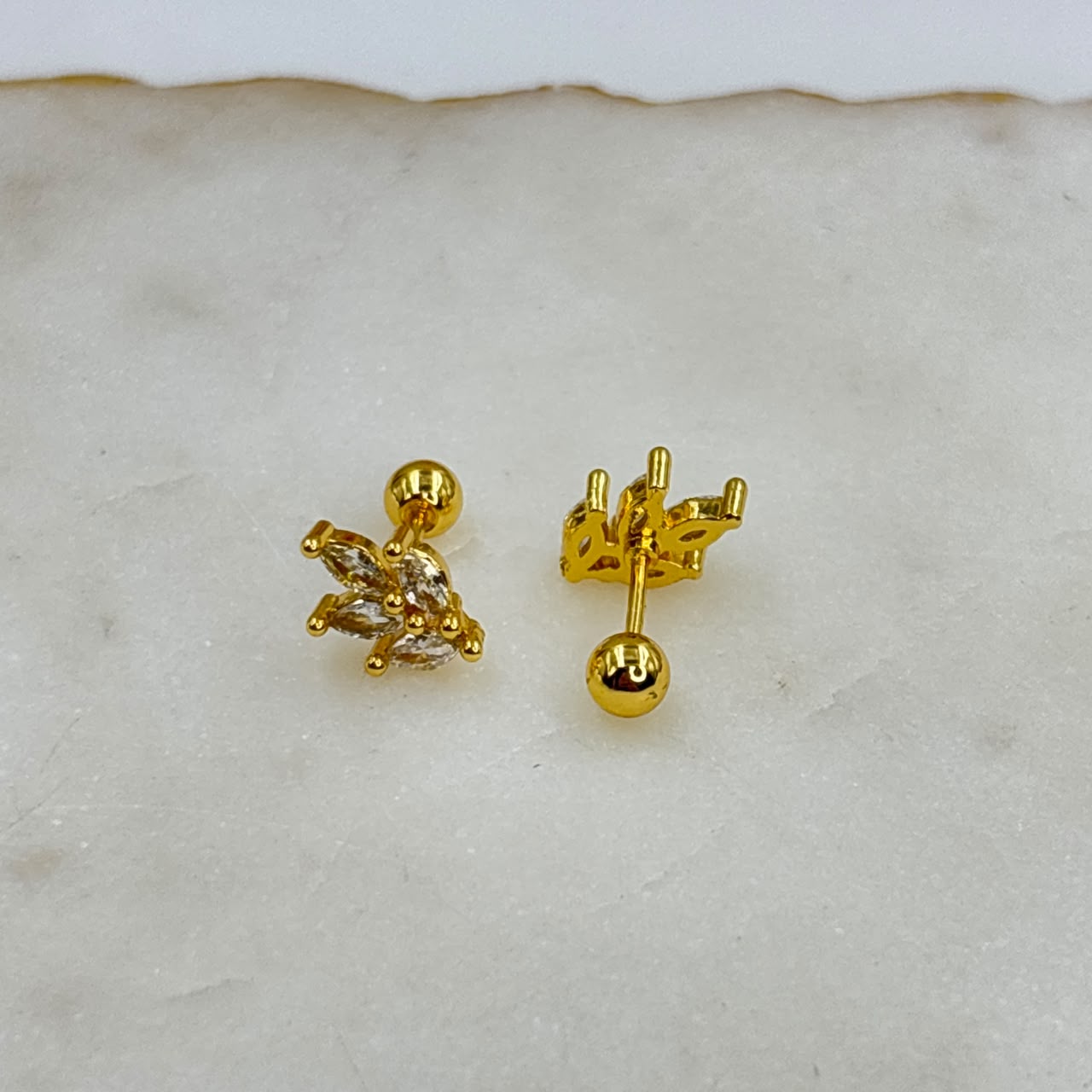 Petal Flatback Earrings