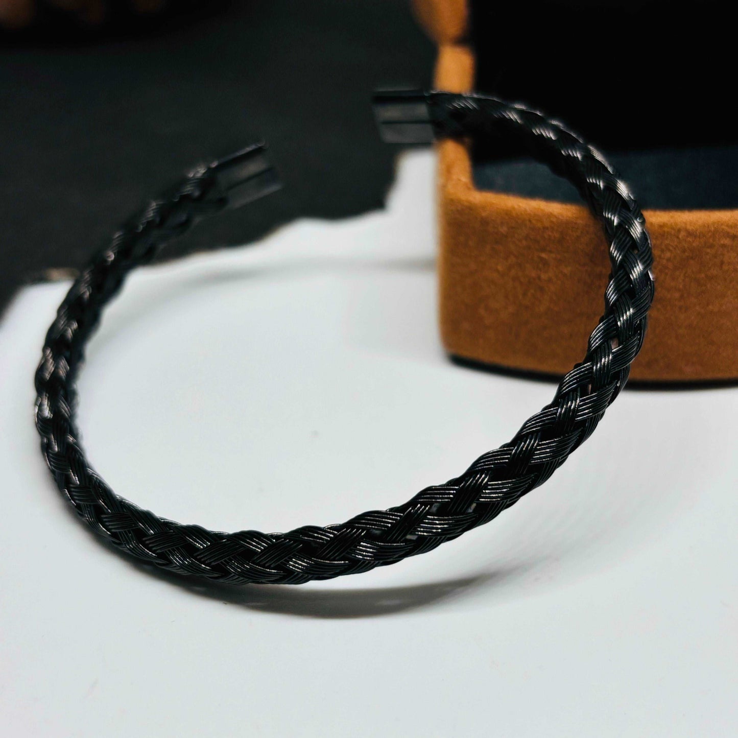 Arya Rope Men's Black Bracelet