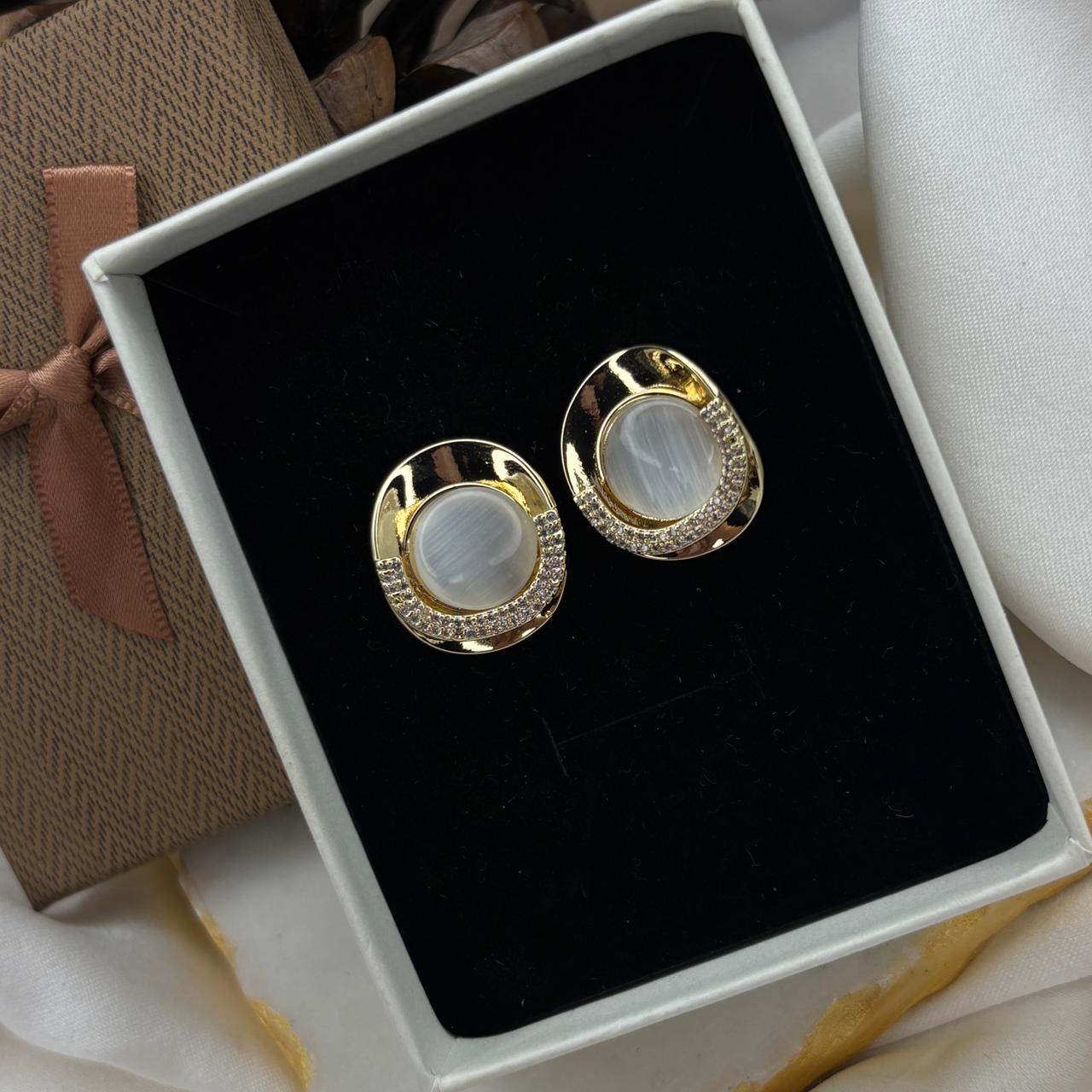 Moonstone Luxe Studs