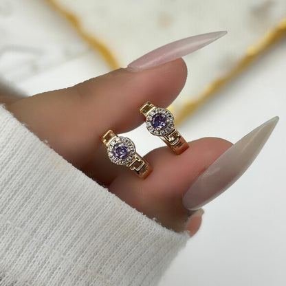 Celeste Mini Luxe Hoop Earrings