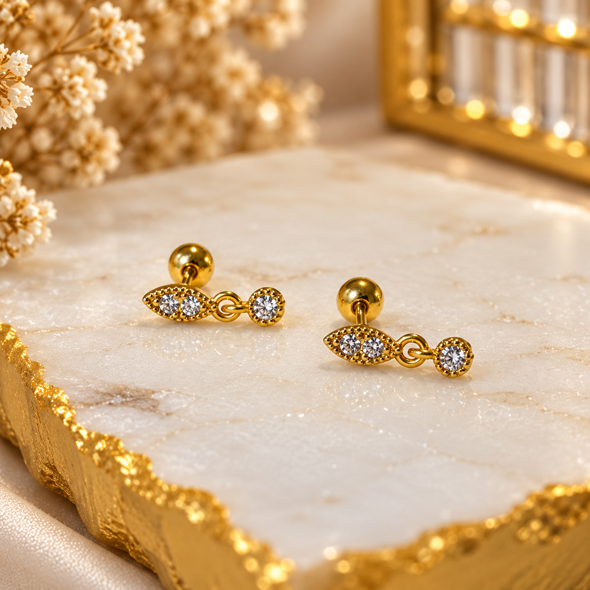 Dainty Dazzle Ballback Studs