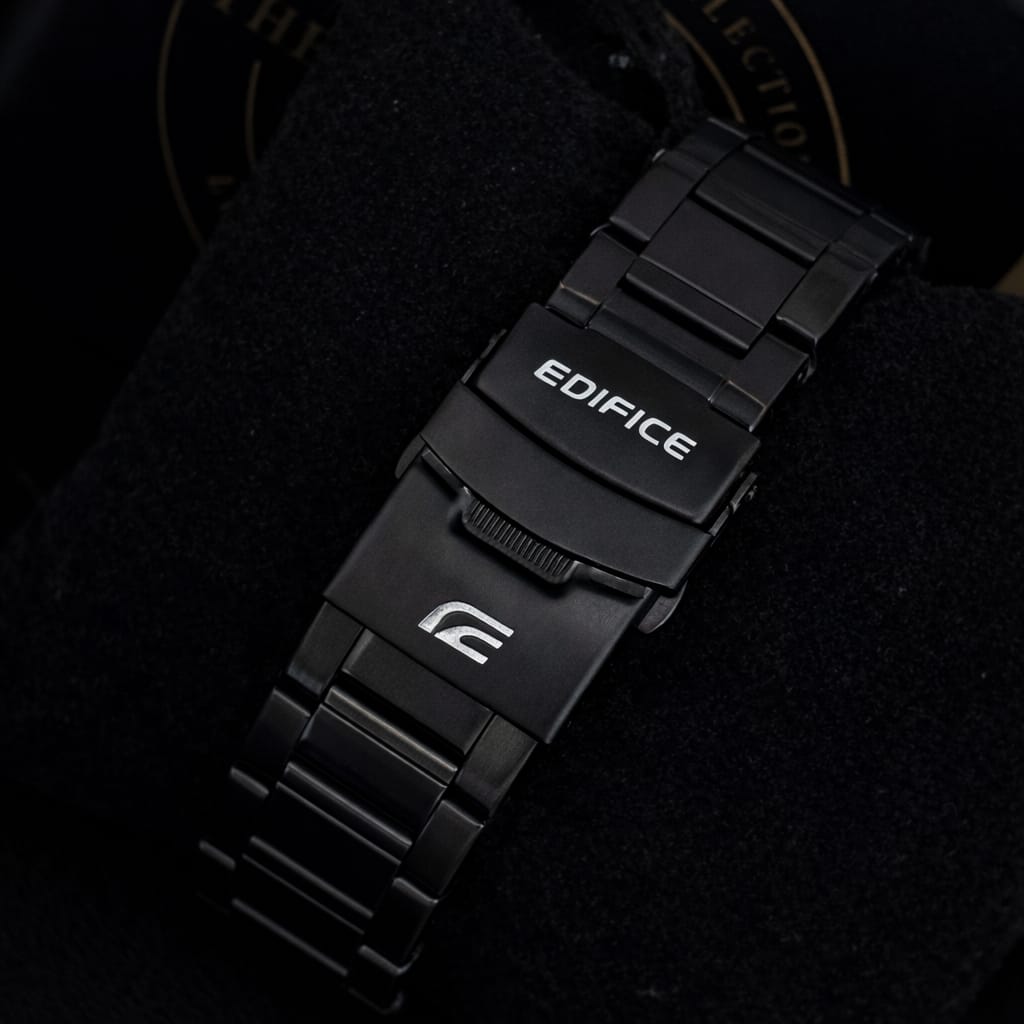 Edifice Casio WR 100M ( BLACK )