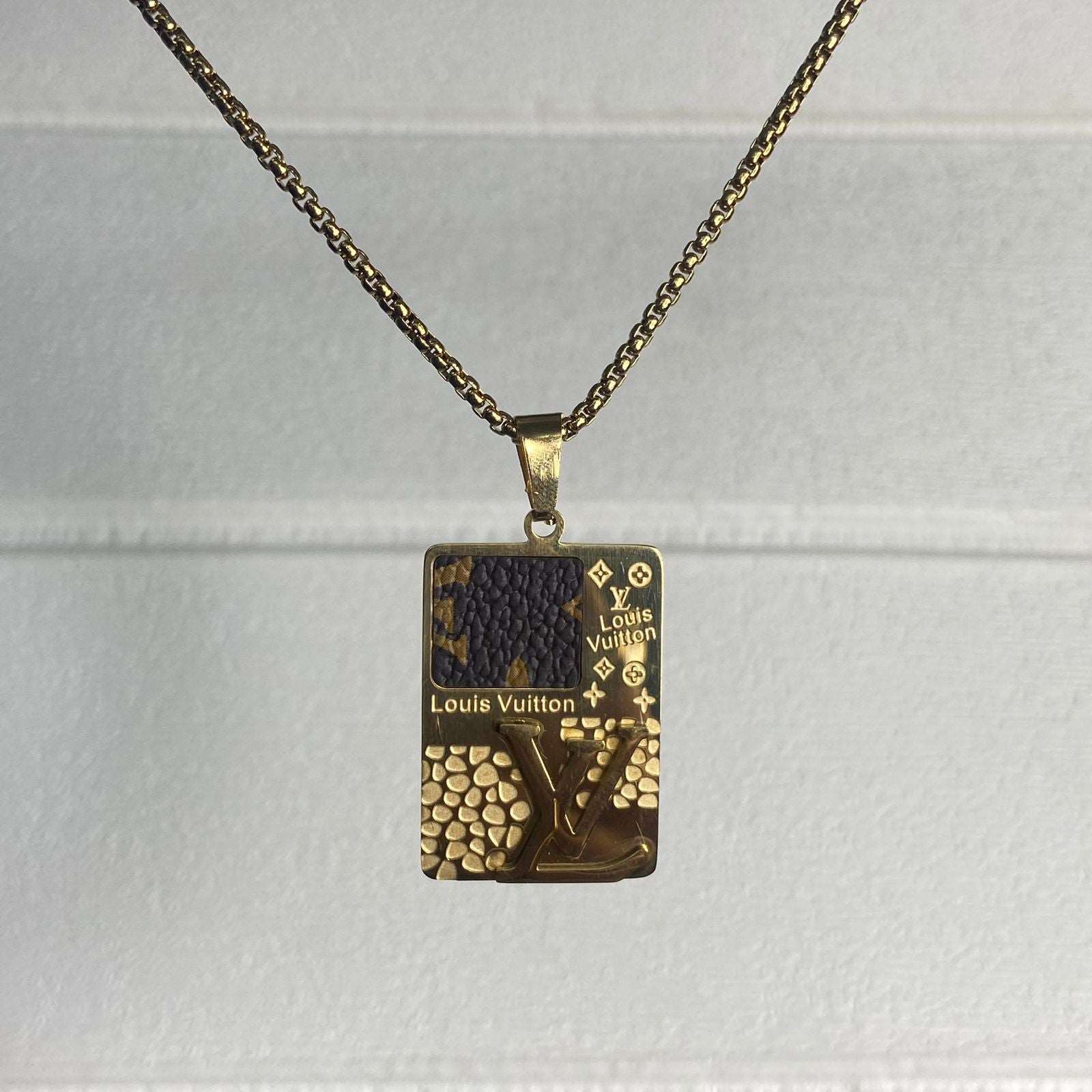 LV Inspired Premium Pendant Chain