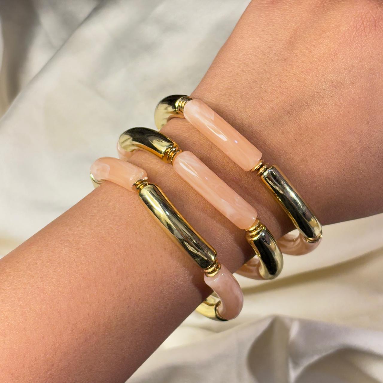 Lush Bamboo Stretchable Bracelets (Stack of 3)