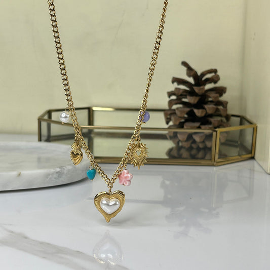 Sandy Beach Charm Necklace