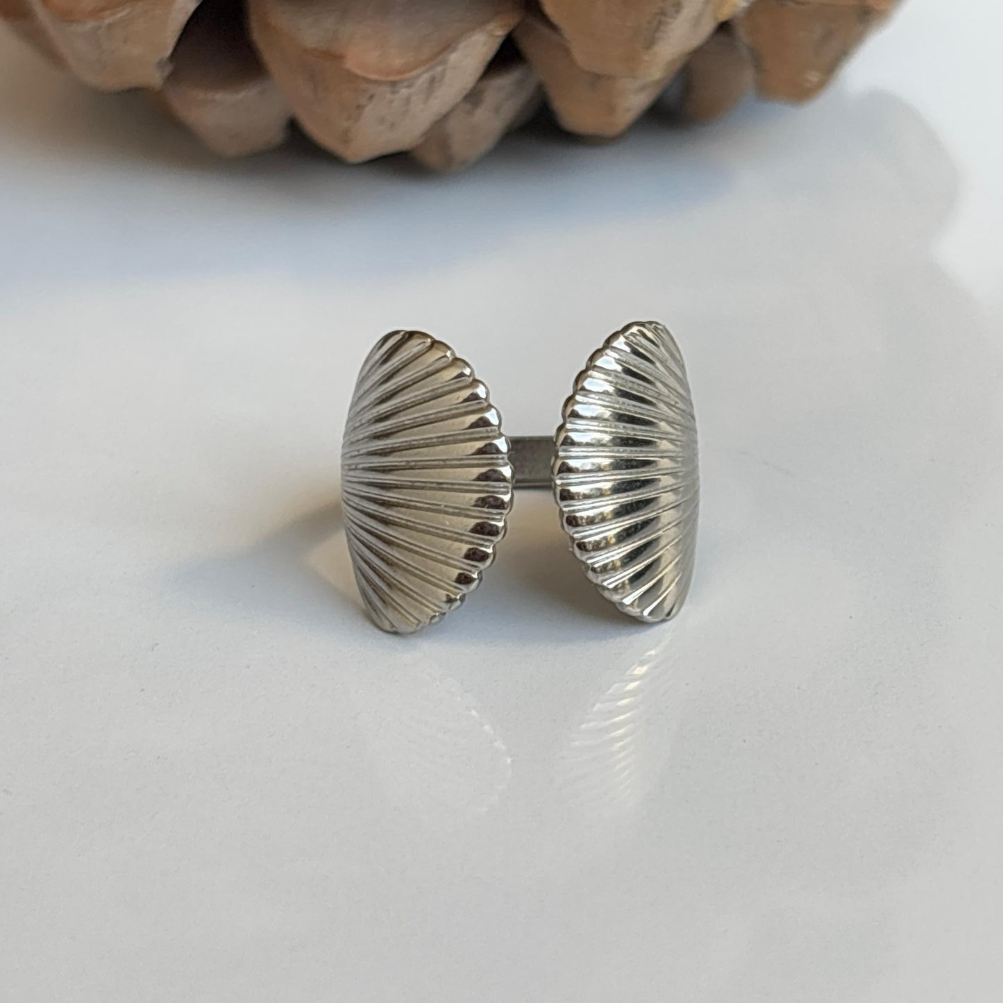 Crimson Silver Ring