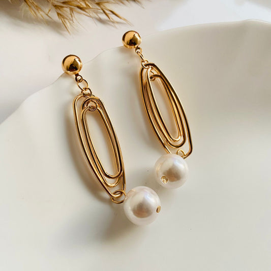 Baylor Pearl Earrings