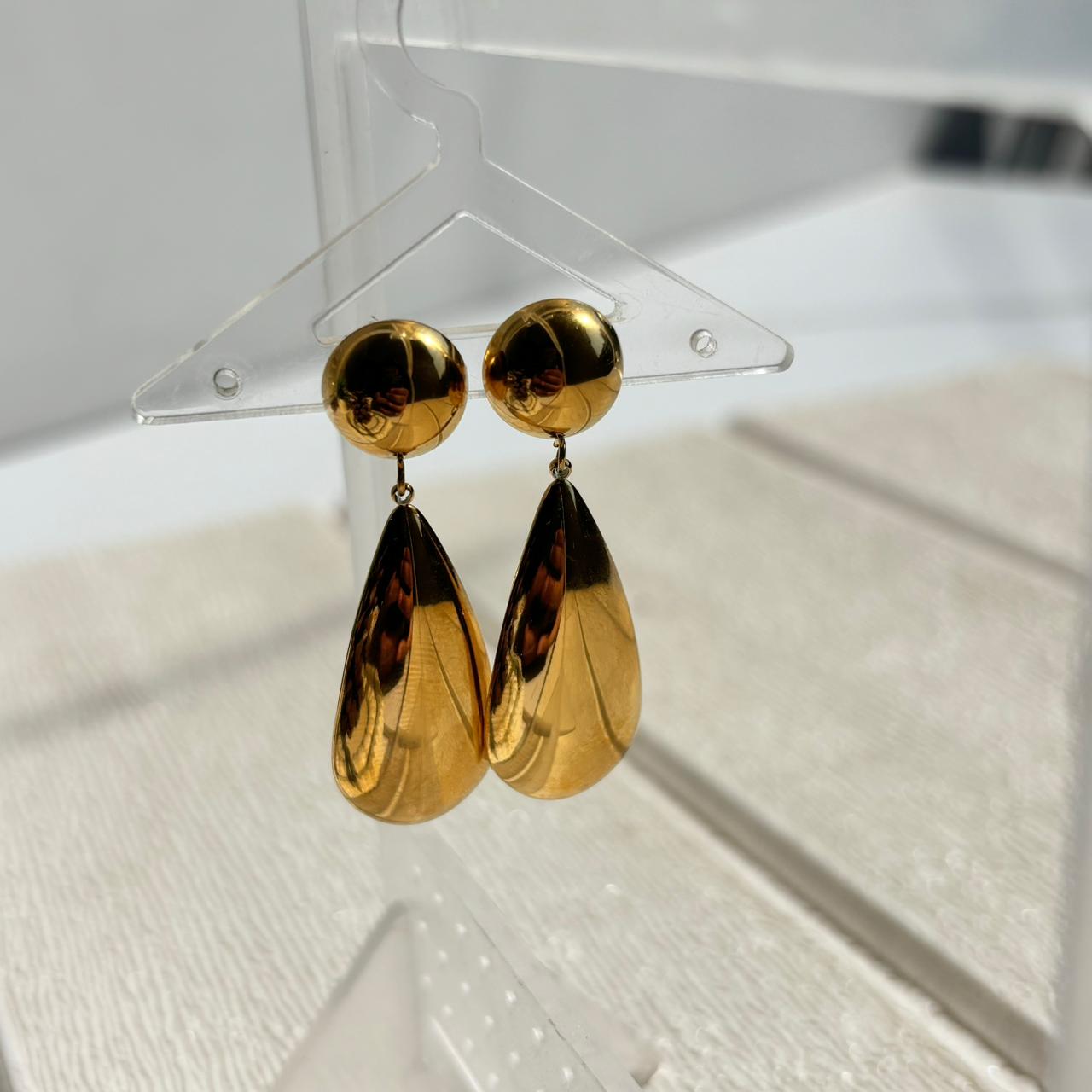 Ball Drop Statement Earrings