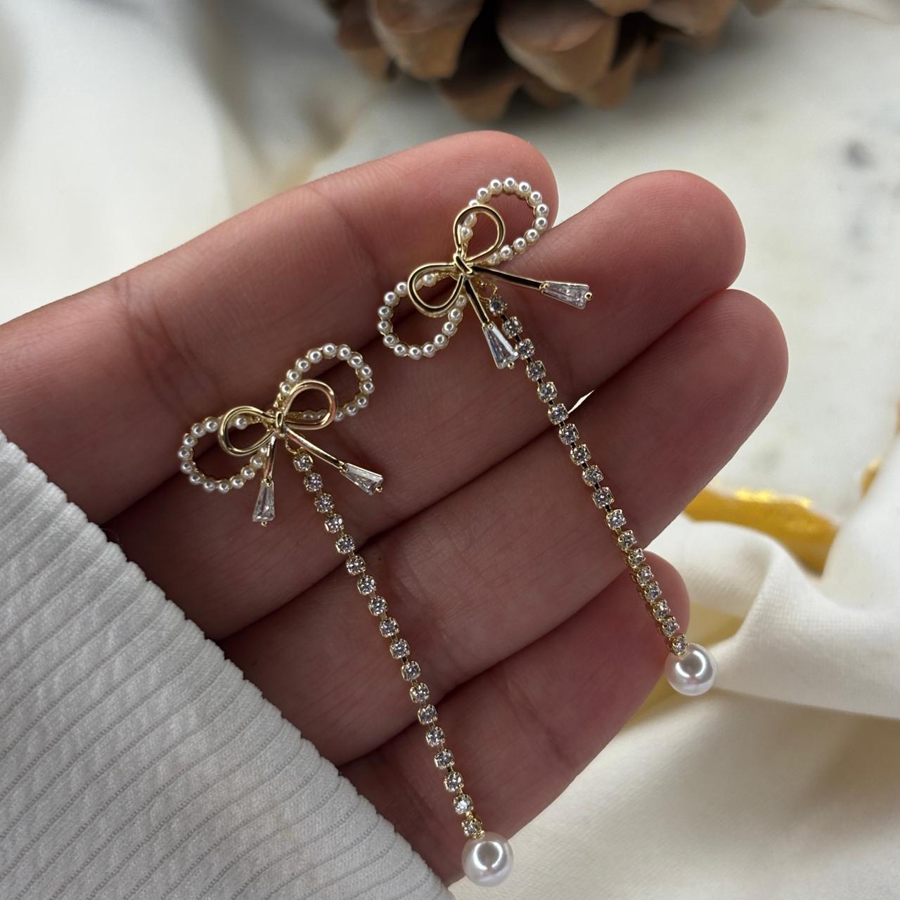 Bowtie Luxe Minimal Earrings